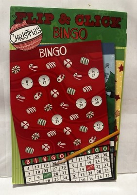 Flip and Click Christmas Bingo Accord Publishing Ultra Rare HTF Fast Shipping