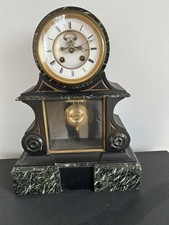 Antique Marble Mantelpiece Clock Circa 1900 In need of Restoration