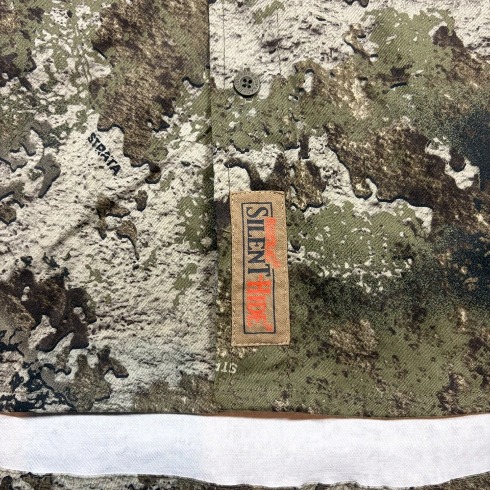 Red Head Shirt Men's XL Silent Hide Strata Camo Long Sleeve Button Up NWT - Image 4 of 4