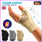 Flexible Splint Wrist Thumb Support Brace for Tendonitis Arthritis Pain Relief