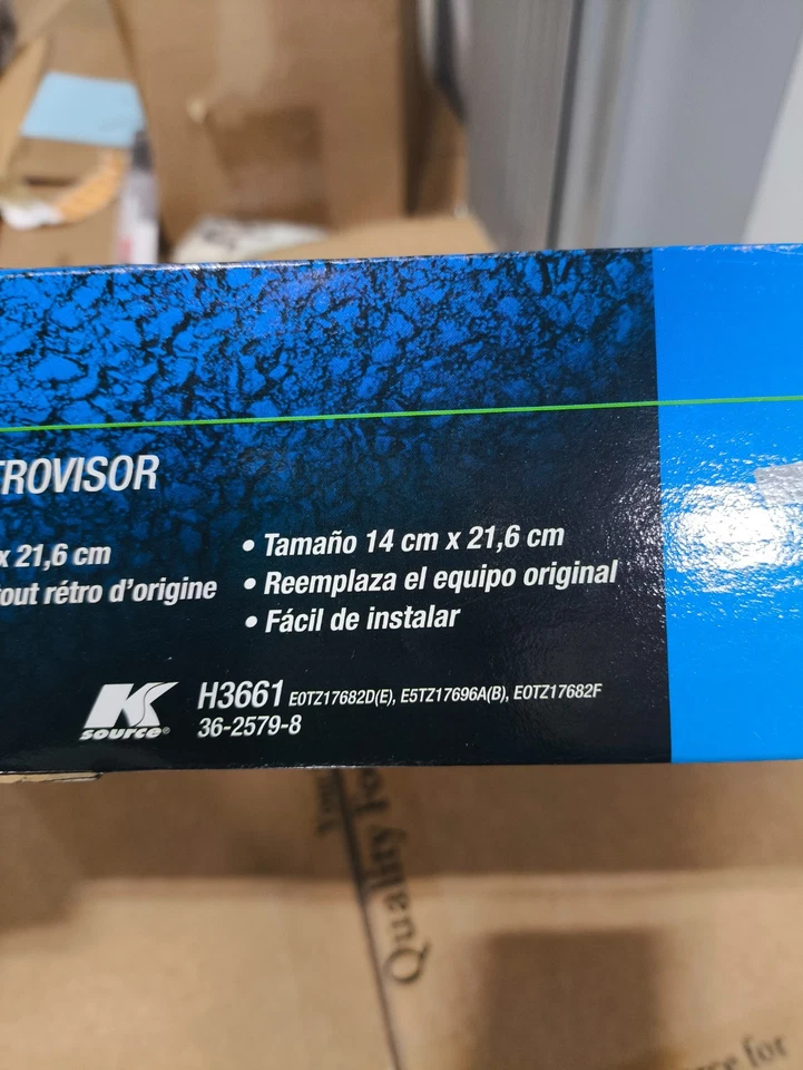 K Source H3661 Door Mirror Passenger Side Style Manual Folding Side Mirror - Image 2 of 3