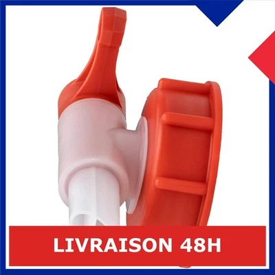 ISOLATECH Robinet de Vidange 20L DIN61 Bec 23mm - Haute Qualité - Photo 1/4
