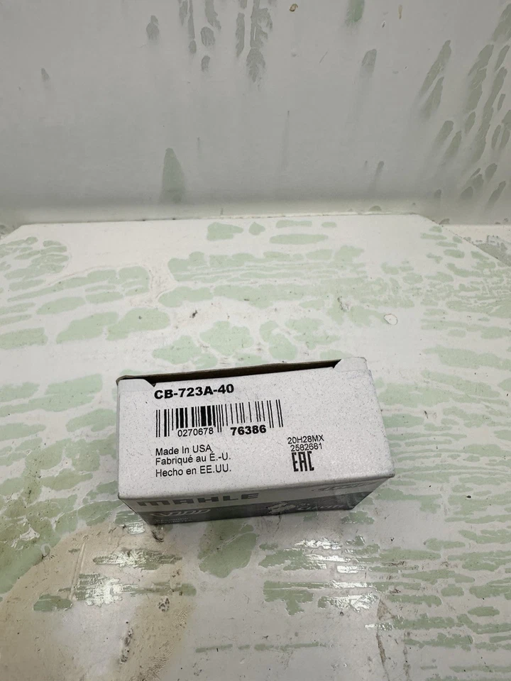 Par de rodamientos de varilla de conexión de motor Clevite CB-723A-40; nuevo Foto 3 de 3