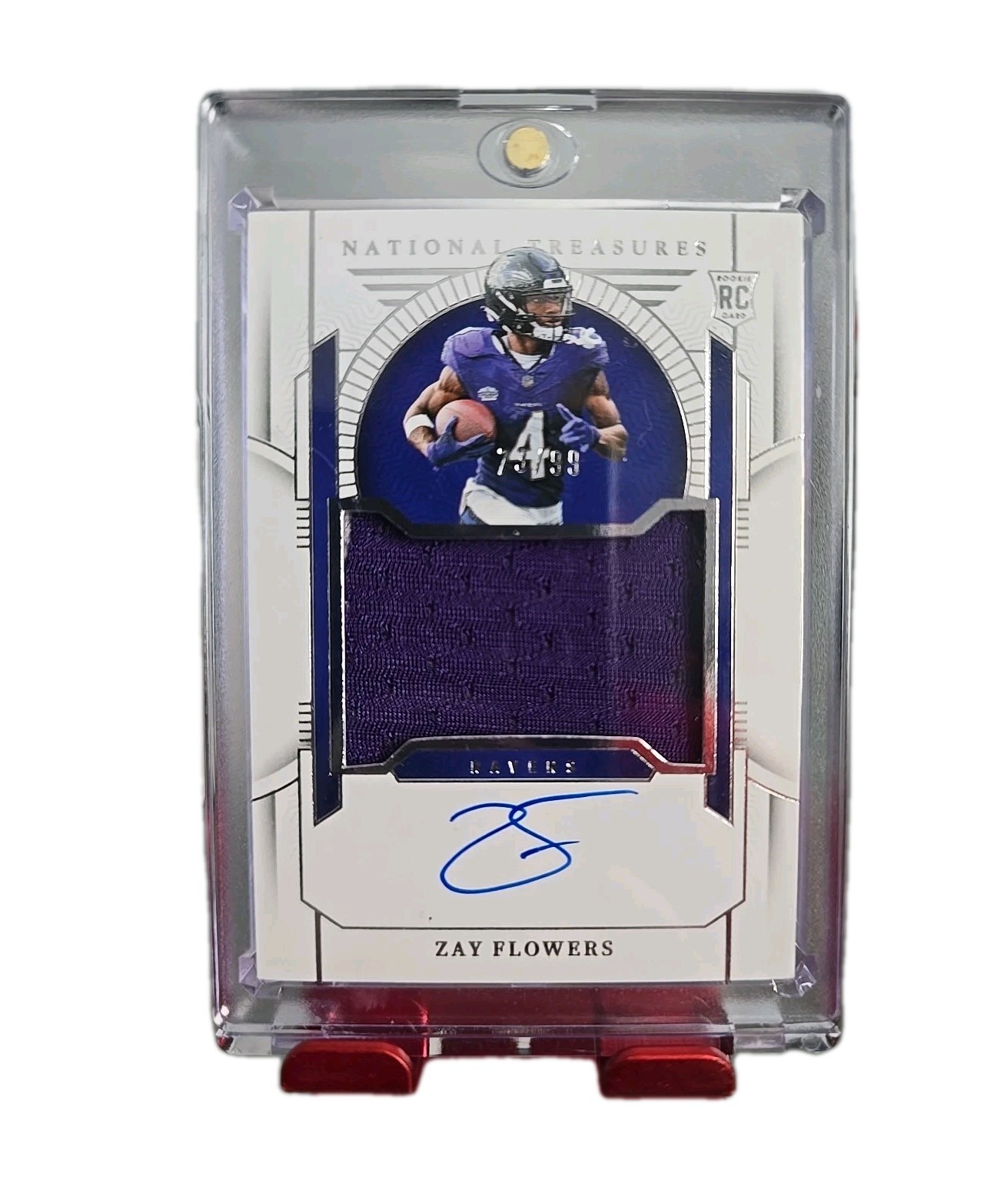 2023 National Treasures - Rookie Patch Auto Zay Flowers No. 197 (RPA) /99