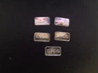 USCG .999 Pure Silver 1 Gram Ingot Bar Lot of 5--LOOK