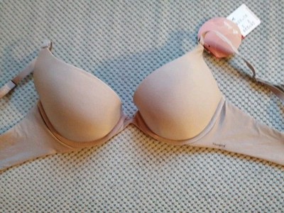 NEU UNGETRAGEN 75B Push-Up-BH Triumph  Graubraun 