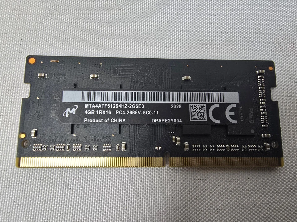 Micron 4GB DDR4 PC4-2666V RAM Lot of 5 – Apple Compatible – Grade B - Image 2 of 3