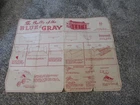 VINTAGE MARX BLUE & GRAY CIVIL WAR PLAYSET INSTRUCTIONS P-1331