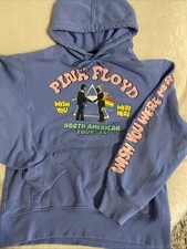 PINK FLOYD VINTAGE BLUE SZ M 38-40 Concert SWEATSHIRT WISH YOU WERE HERE