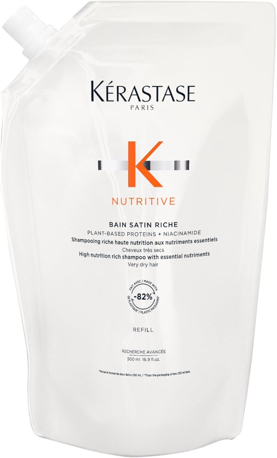Kérastase Nutritive Ricarica Shampoo Professionale Idratante per Capelli Molto S