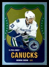 2010 O-PEE-CHEE HENRIK SEDIN 483 MINT RETRO RAINBOW HOCKEY VANCOUVER CANUCKS