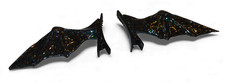 1 Pair Bat Shape Hairpins Halloween Hair Clips Hair Accessories Barrettes Women