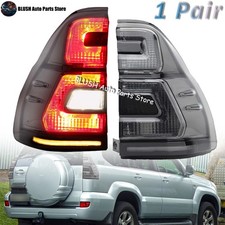 1 Pair Tail Light For Toyota Land Cruiser Prado J120 2003-2009 Rear Lamp Smoked