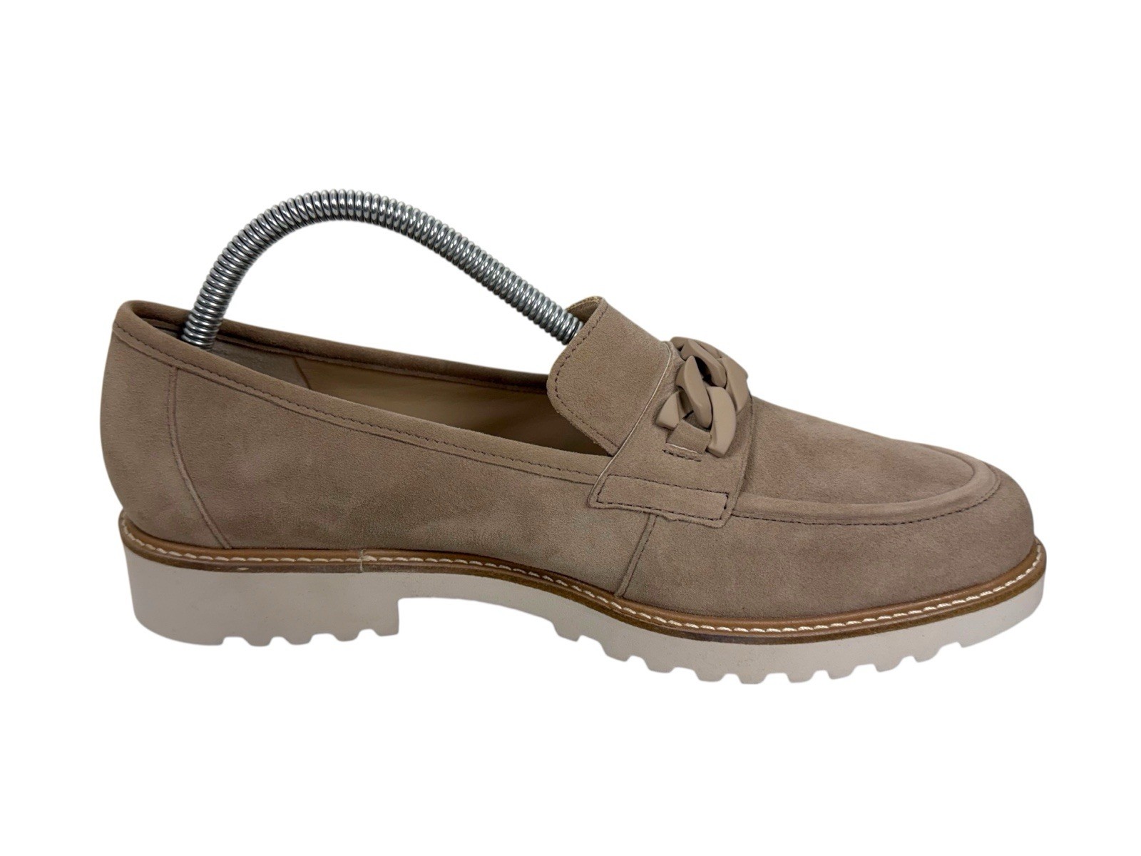 SAOLA Scarpe mocassino Mephisto donna taglia 9 5 talpa chiaro suola salka strappo pelle scamosciata