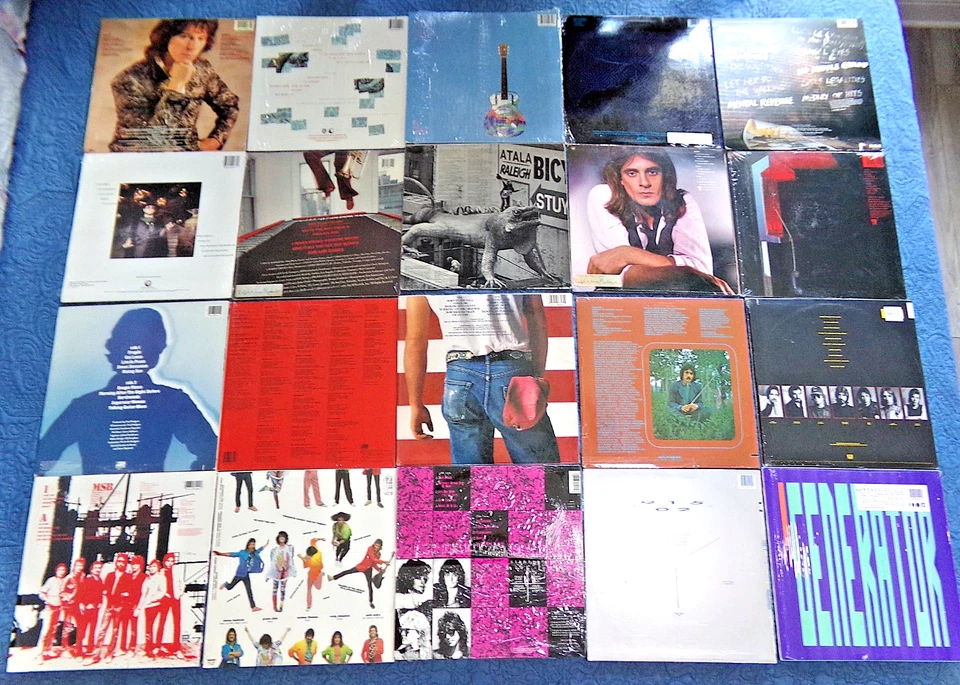20 Vintage 1980s Vinyl LP Record Albums LOT Soft & Pop Rock / Tested Foto 2 de 4
