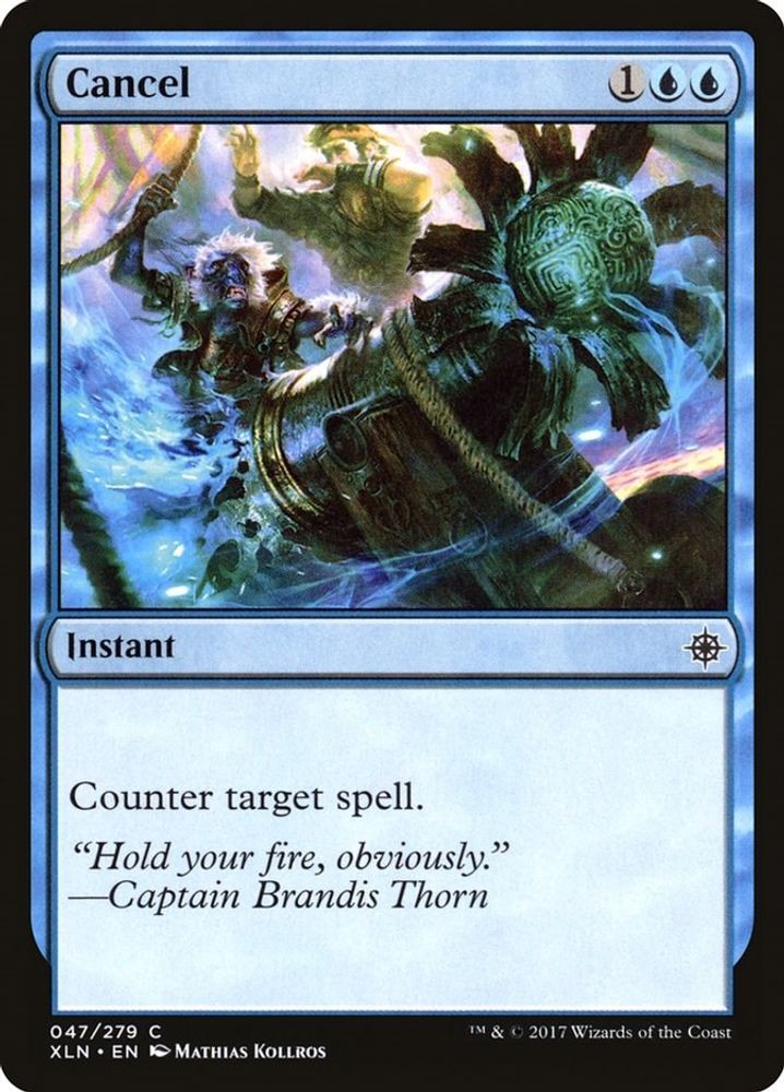 2017 Magic: The Gathering: Ixalan - Cancel (#47, C, Near Mint)