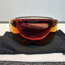 New Oakley Flight Deck M Matte White Prizm Torch Iridium Ski Goggles