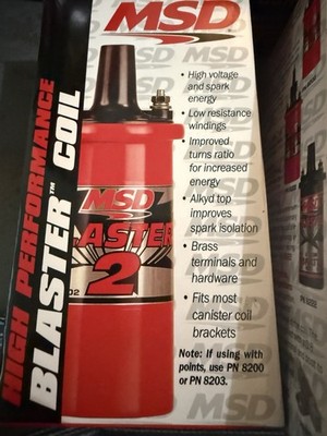 Msd Ignition 8202, One Blaster 2 Coil Aftermarket High Performance Racing Part