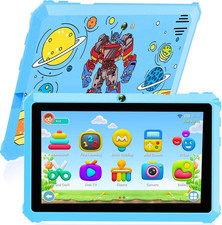 YINOCHE Kids Tablet 7" Android for 3-7 32GB Tablets Blue