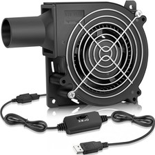 x 32mm USB Blower Fan with 3 Speeds Control, Small 5V DC Brushless 120mm