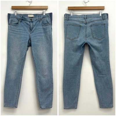 HATCH Maternity Under The Bump Wedge Grow With You Stretch Slim Skinny Jeans 31