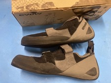 EVOLV Defy Shoes Rock Climbing Black Gray Double Strap Mens Size US 12