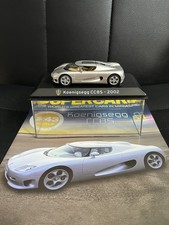 Koenigsegg CC8S 2002 - 1:43 Panini Supercars Miniature and Magazine Issue 56