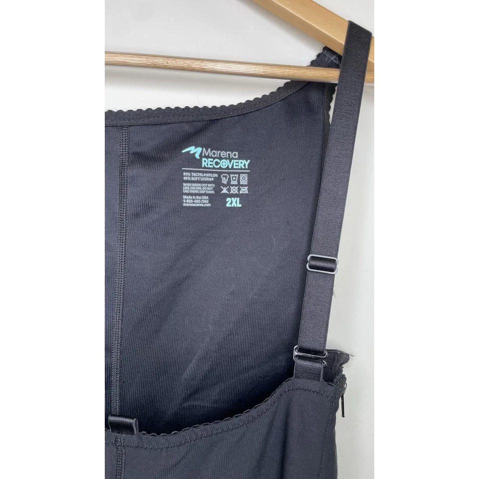 Marena Recovery Girdle Womens XL Post Surgical Compression Bodysuit Side Zip - Image 2 of 4