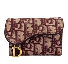 Dior Christian Oblique Saddle Card Holder 7667692252 140669757