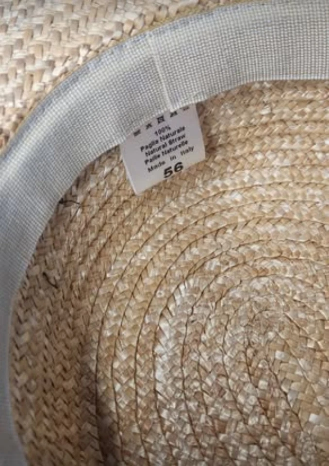 Sombrero Bowler de Paja 100% ITALIA Foto 3 de 3