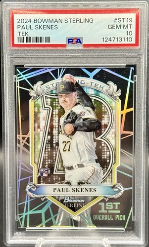 Paul Skenes - Rookie Tek /99 - PSA 10 - 2024 Bowman Sterling