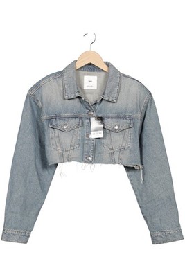 Manguun Jacke Damen Anorak Jacket Kurzmantel Gr. L Baumwolle Hellblau #1gij0gq