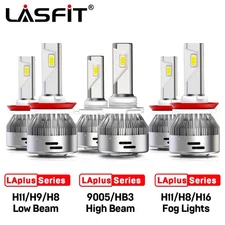 9005 H11 H16 LED Headlight High Low Beam + Fog Bulbs for Honda Accord 2008-2015