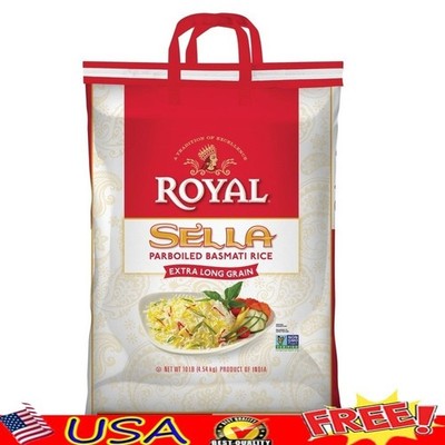 Sella Basmati Rice 10lbs Extra Long Grain Gluten Free Vegan Cook's Choice New