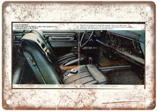 1968 Buick Riviera Vintage Auto Ad Retro Look Reproduction Metal Sign Am6858