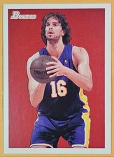 2009-10 Bowman 1948 Style Pau Gasol #35 Los Angeles Lakers HOF