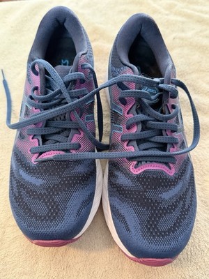 ASICS Women's GEL-NIMBUS 23 Running Shoes Blue, Size 9