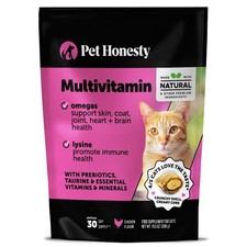 Cat Multivitamin Chews for Health, Joint Support, Skin, Digestion  Omega 3s