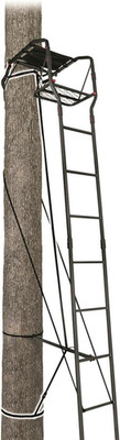 Portable 15  Single Shot 1 Person Hunting Ladder Tree Stand w/ Grip Jaw System