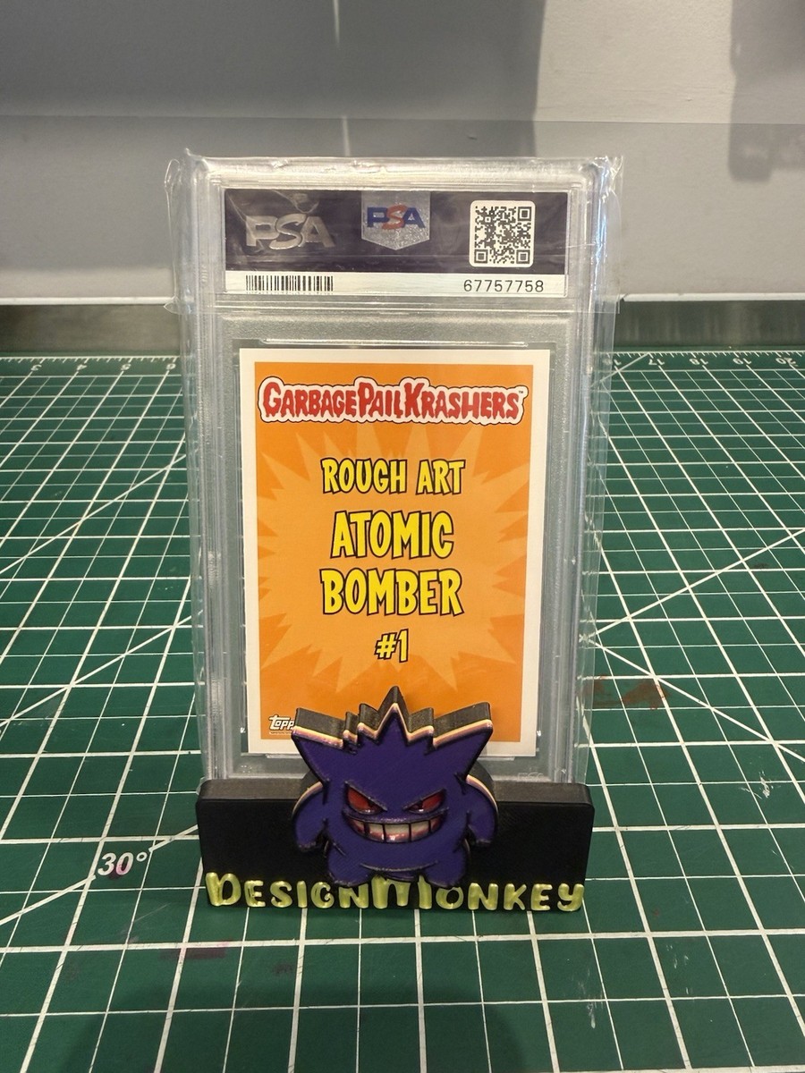 PSA 10 Adam Bomb Atomic Bomber Rough Art Garbage Pail Kids