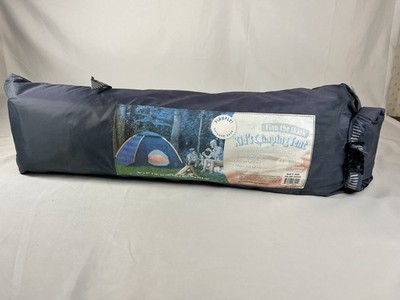 2-Person Kids Camping Tent Shark Design Easy Setup Removable Rainfly Carry Bag