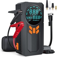 Jump Starter With Air Compressor 5000a 160psi Battery Jumper Starter Portable