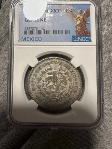 1962 mexico un peso NGC