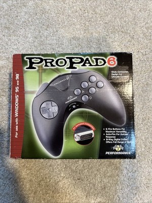 InterAct Performance PC Propad 6  Game Controller OPEN BOX - Windows 95 & 98