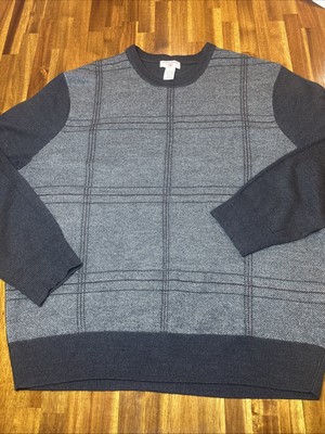 Mens Dockers pullover black sweater 100% Acrylic Size XL / EG