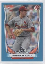 2014 Bowman Draft Blue 307/399 Andrew Morales #DP76 j2c