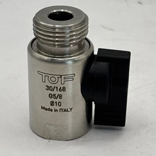 TOF 30/168 G5/8 Ø10 Beer Keg Coupler Shut-Off Valve