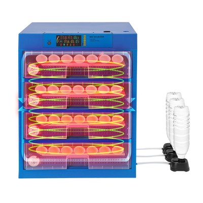 256 Eggs Incubator Electric Digital Poultry Hatcher Machine Tabletop Incubator