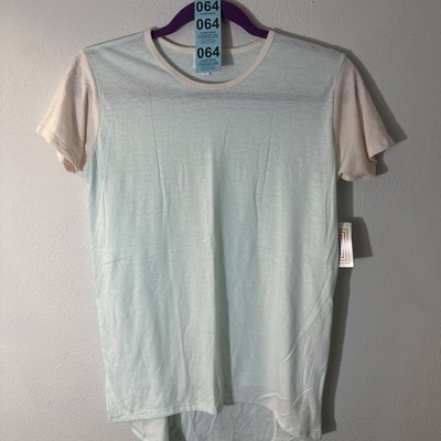 Lula roe gracie size 12 Light Green shirt new with tags (064)