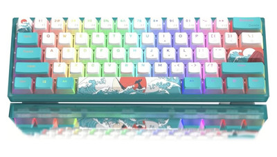 Womier K61 60% Mechanical Gaming Keyboard Gateron Red Switch Hot Swappable